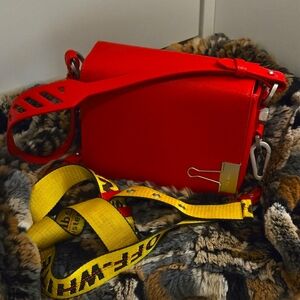 Off-White red bag